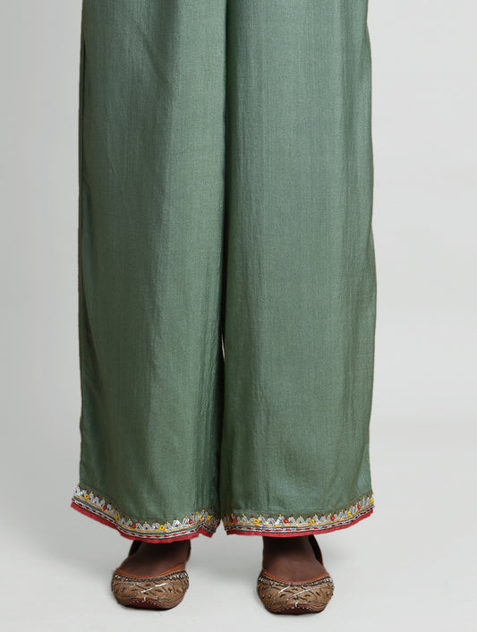 Saanjh Green Pajama