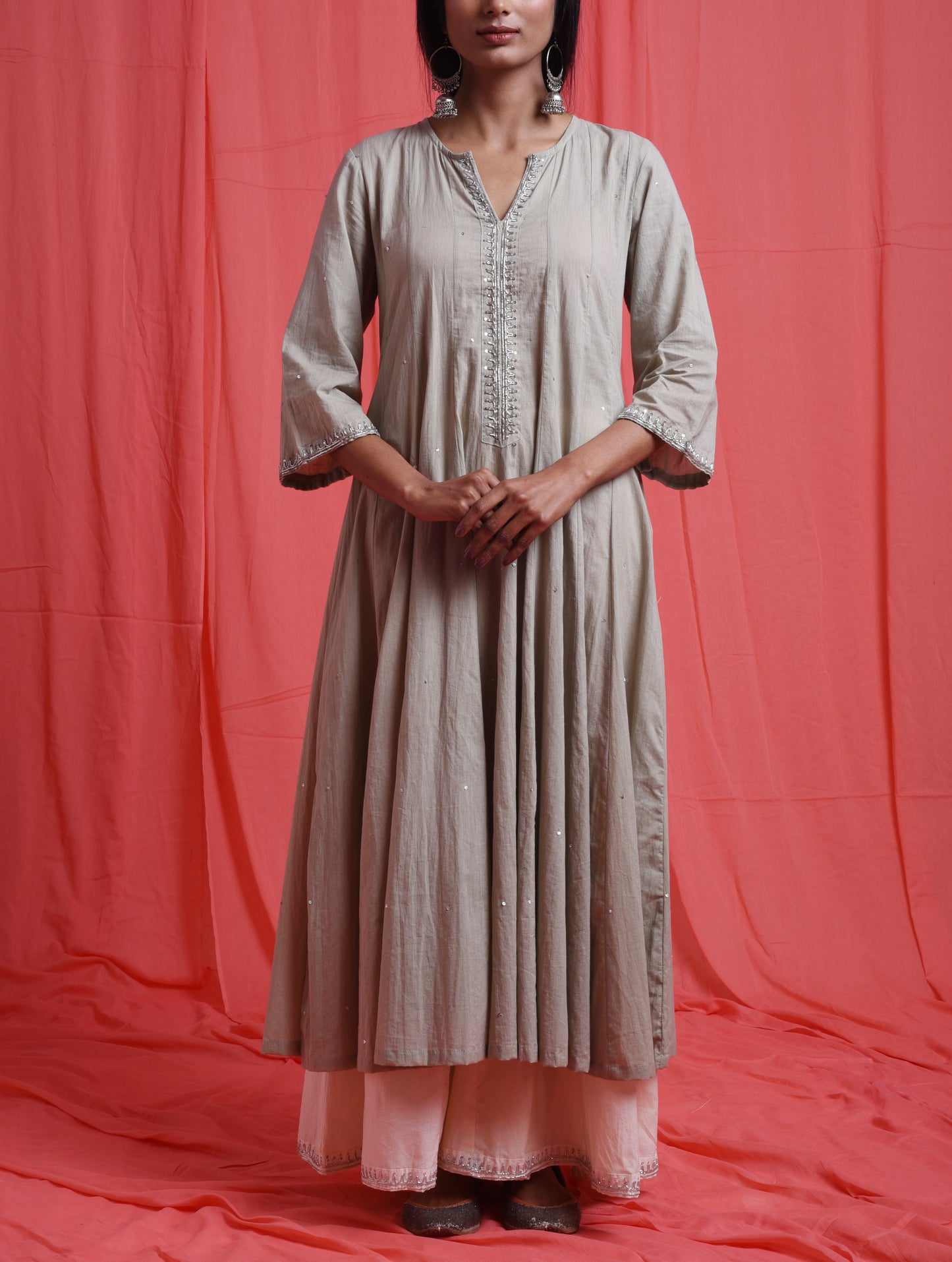 Chamki Anarkali Kurta Set