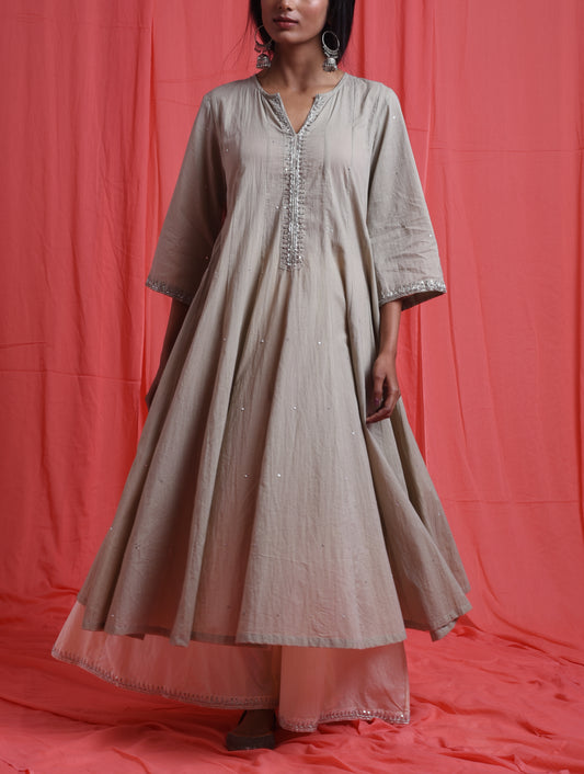 Chamki Anarkali Kurta Set