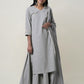 Tales Of Periwinkle V- Neck Kurta