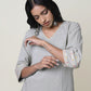 Tales Of Periwinkle V- Neck Kurta