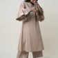 Women  Gota Hand Embroidered Beige Cotton Kurta for festive Occasions