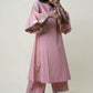 Women  Gota Hand Embroidered Boat Neck Cotton Kurta for festive Occasion.