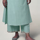 Women  Gota Hand Embroidered  Blue Cotton Pajama for festive Occasions