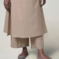 Women  Gota Hand Embroidered  Beige Cotton Pajama for festive Occasions