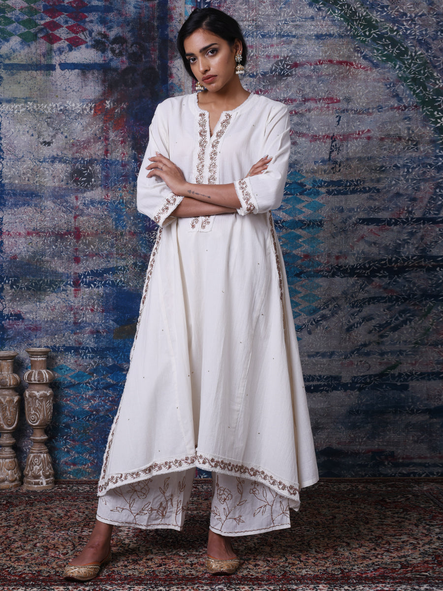 Ahjaza A Line Kurta, Pajama Set