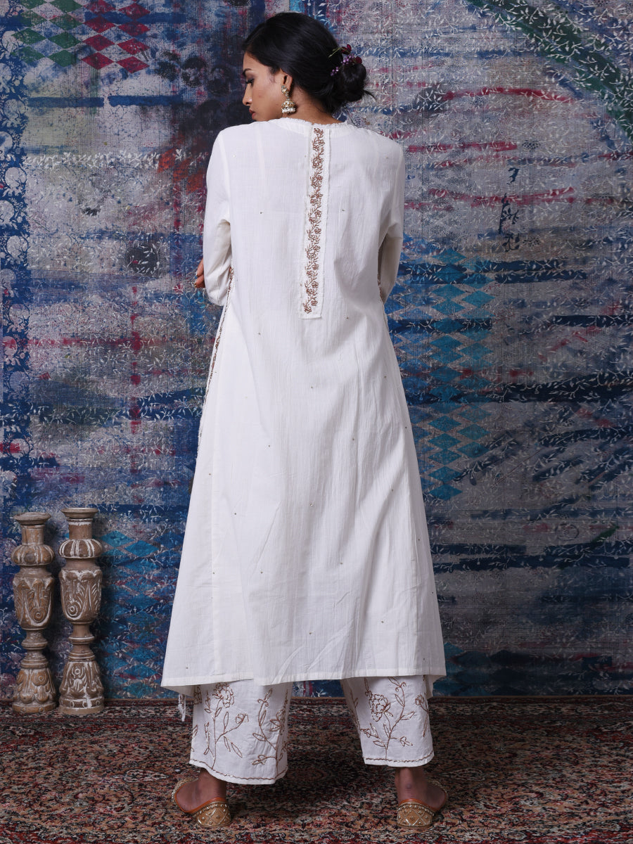Ahjaza A Line Kurta, Pajama Set