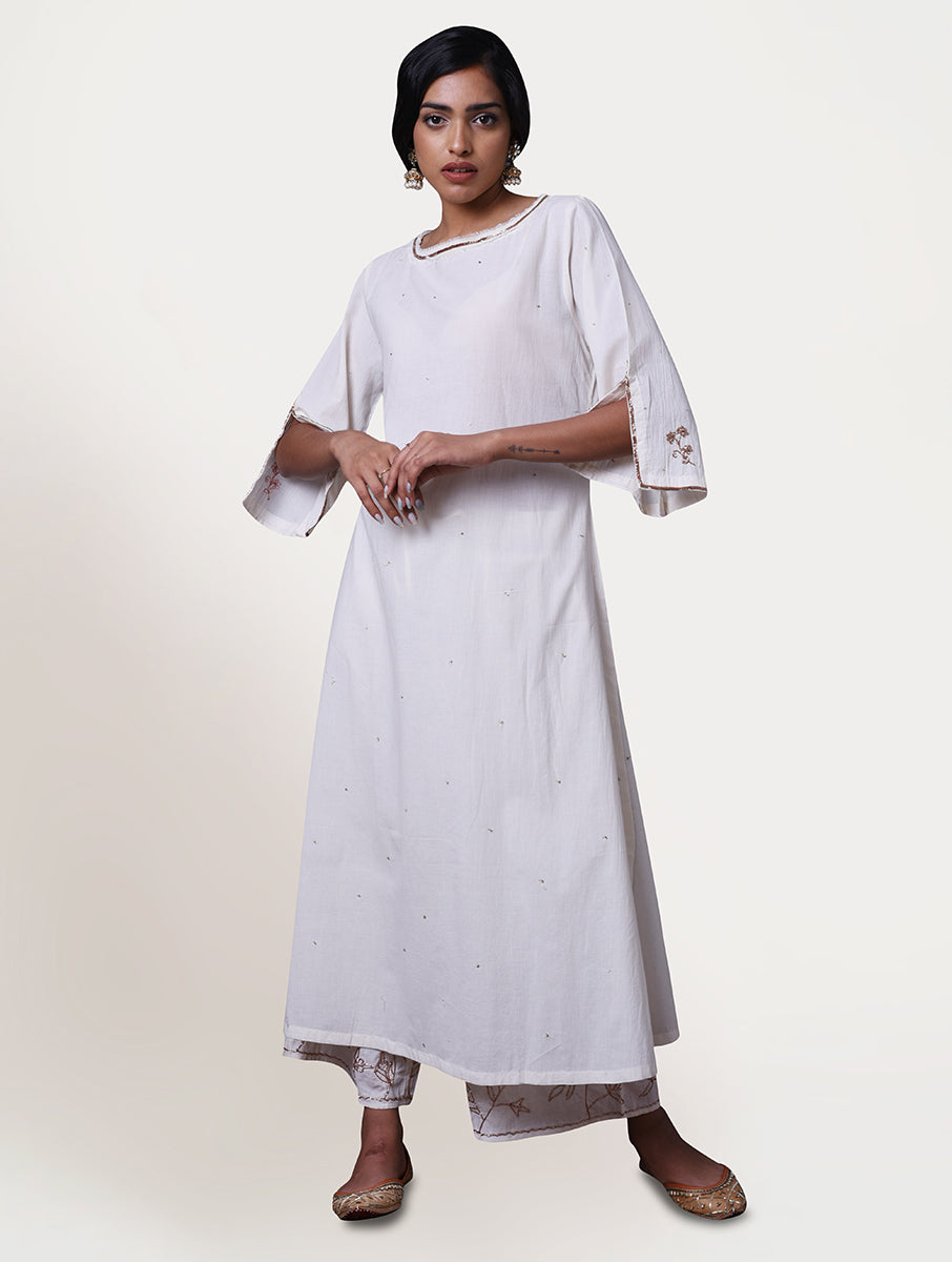 Ehjaza Boat Neck Kurta