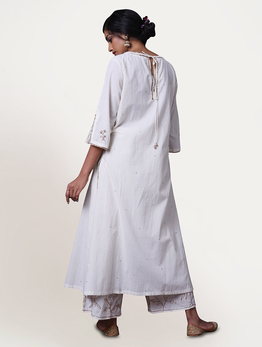 Ehjaza Boat Neck Kurta