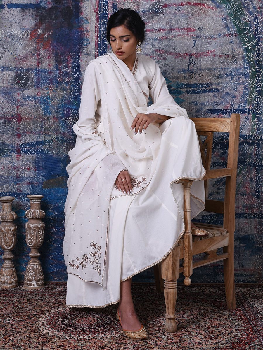 Ahjaza Angarkha Blouse, Skirt & Dupatta Set