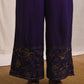 Naqsh Purple Straight Kurta set of 3