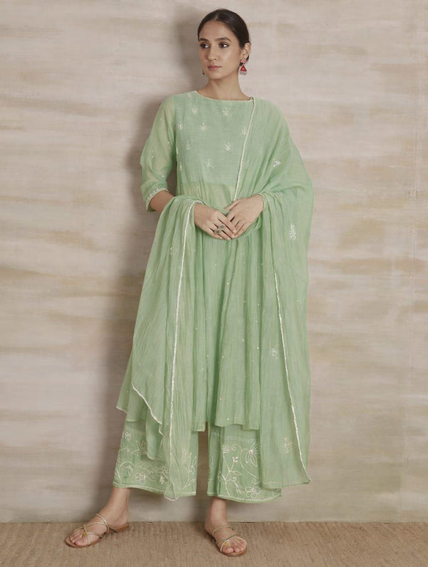 Naqsh  Anarkali Kurta set of 3