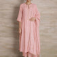 Naqsh Pink Box Pleat  Kurta set of 3 (Copy)