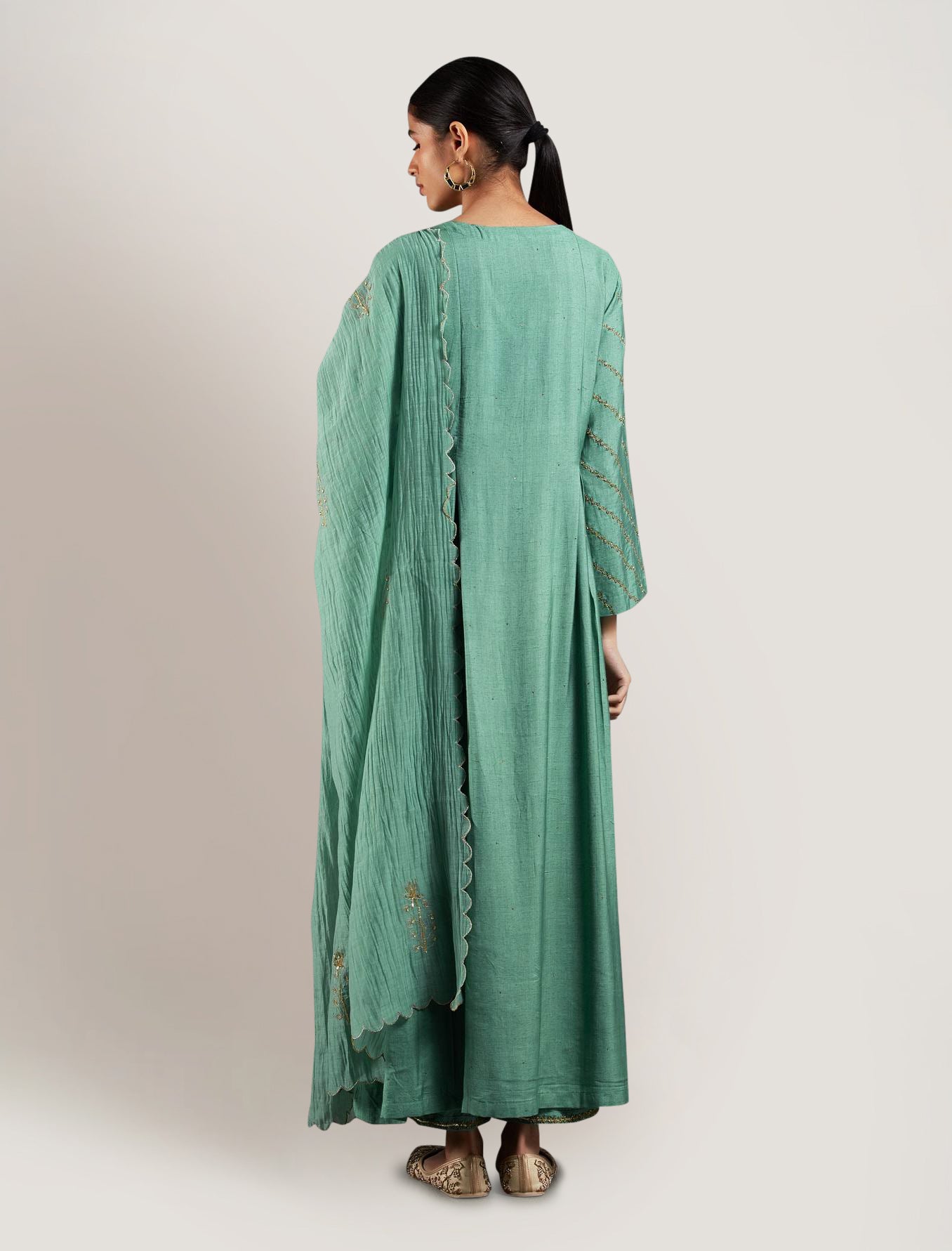 Noori - Box Pleat Kurta set