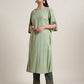 Verdant Musings  Boat neck Kurta