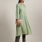 Verdant Musings Collar Kurta