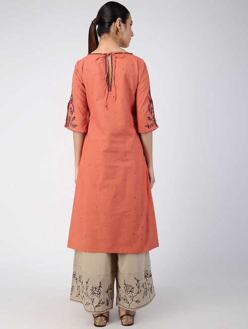 Tabeer Boat Neck  Kurta