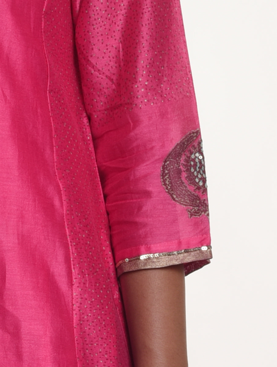 Hushn Pink Kurta