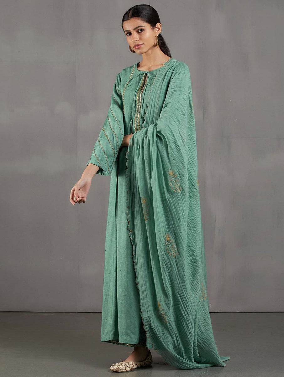 Noori - Box Pleat Kurta set